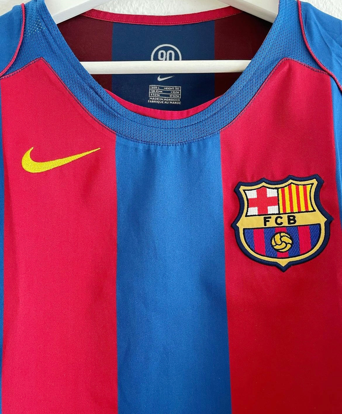 Barcelona Home Shirt 2004/2005 Size L