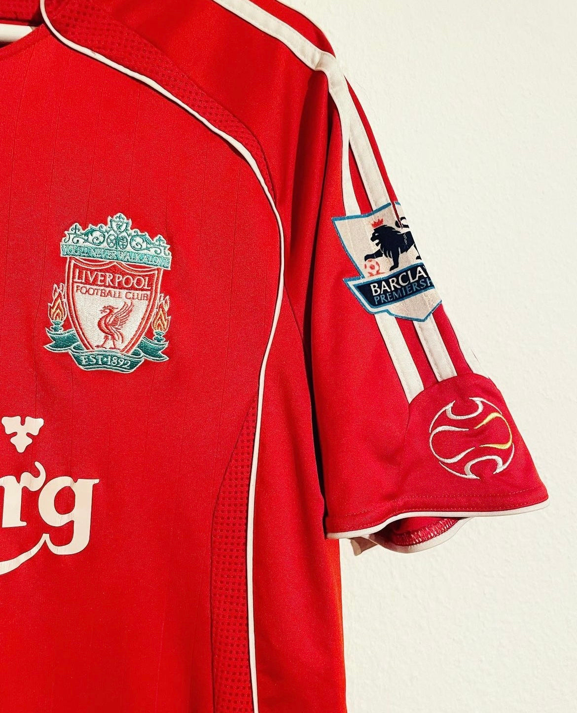 Liverpool x Craig Bellamy Home Shirt 2006/2007 Size M