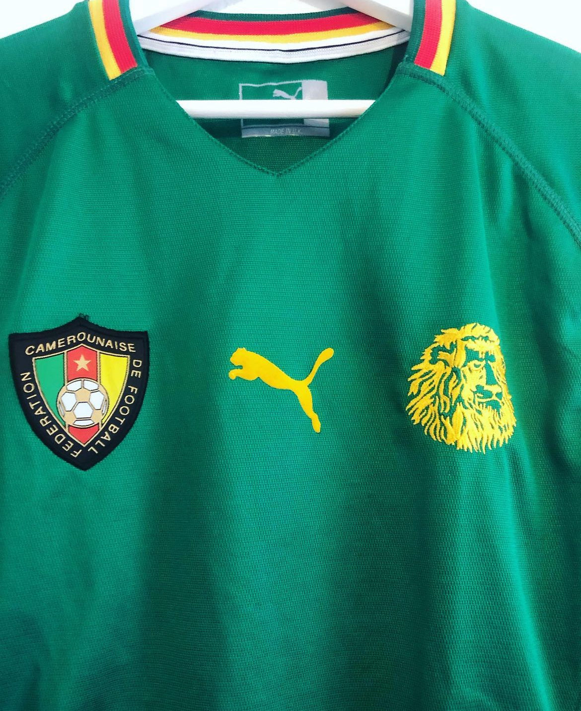 Kamerun Home Shirt 2001/2002 Size XL