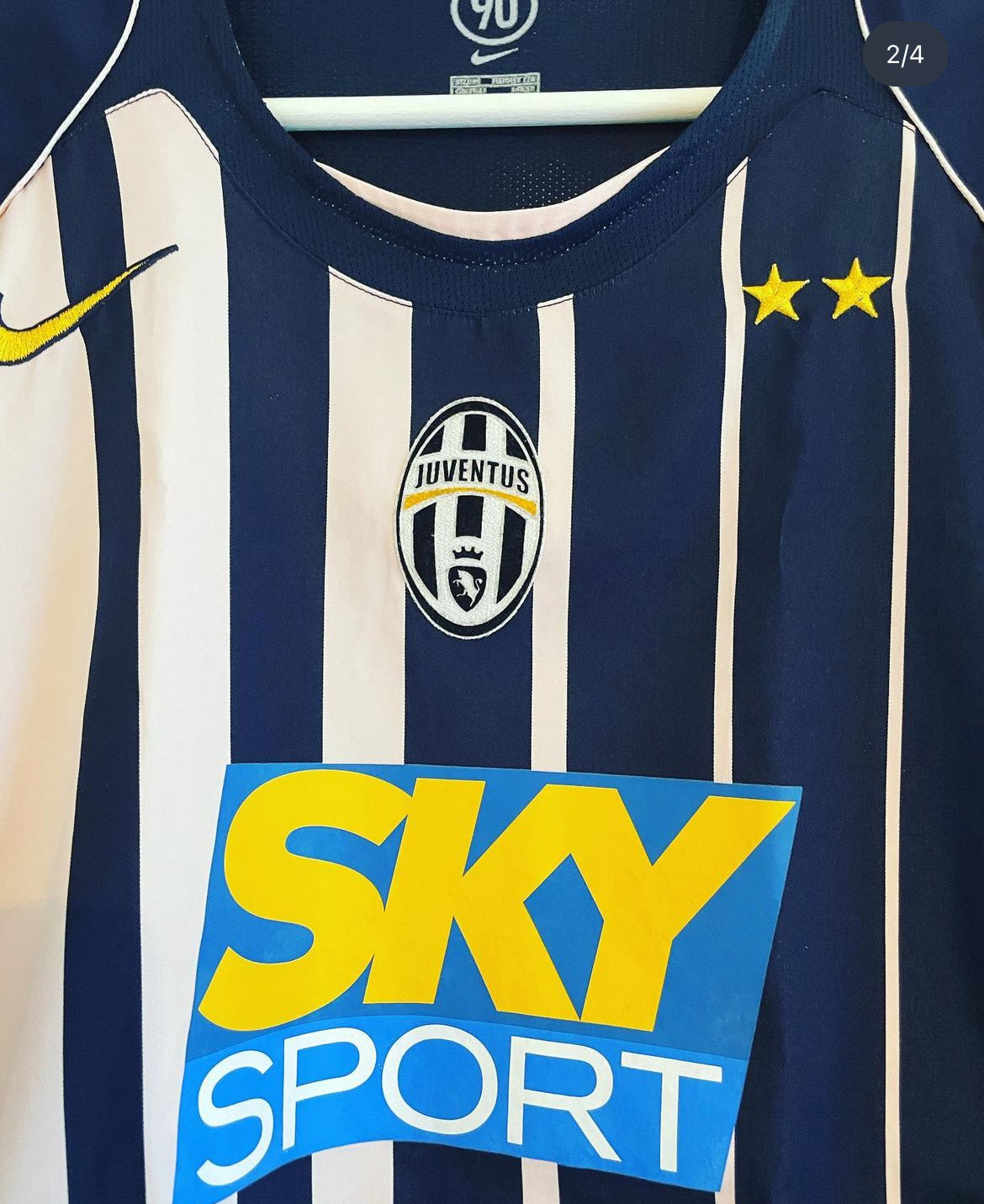 Juventus Away Shirt 2004/2005 Size M