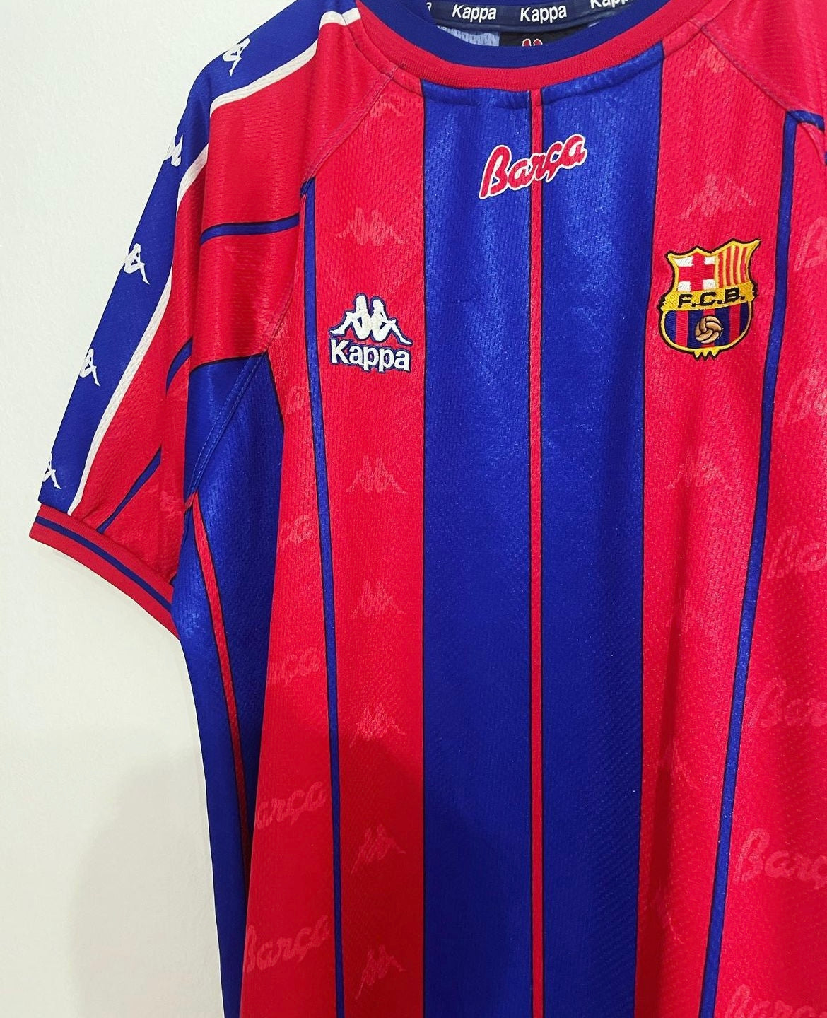 Barcelona Home Shirt 1997/1998 Size XL
