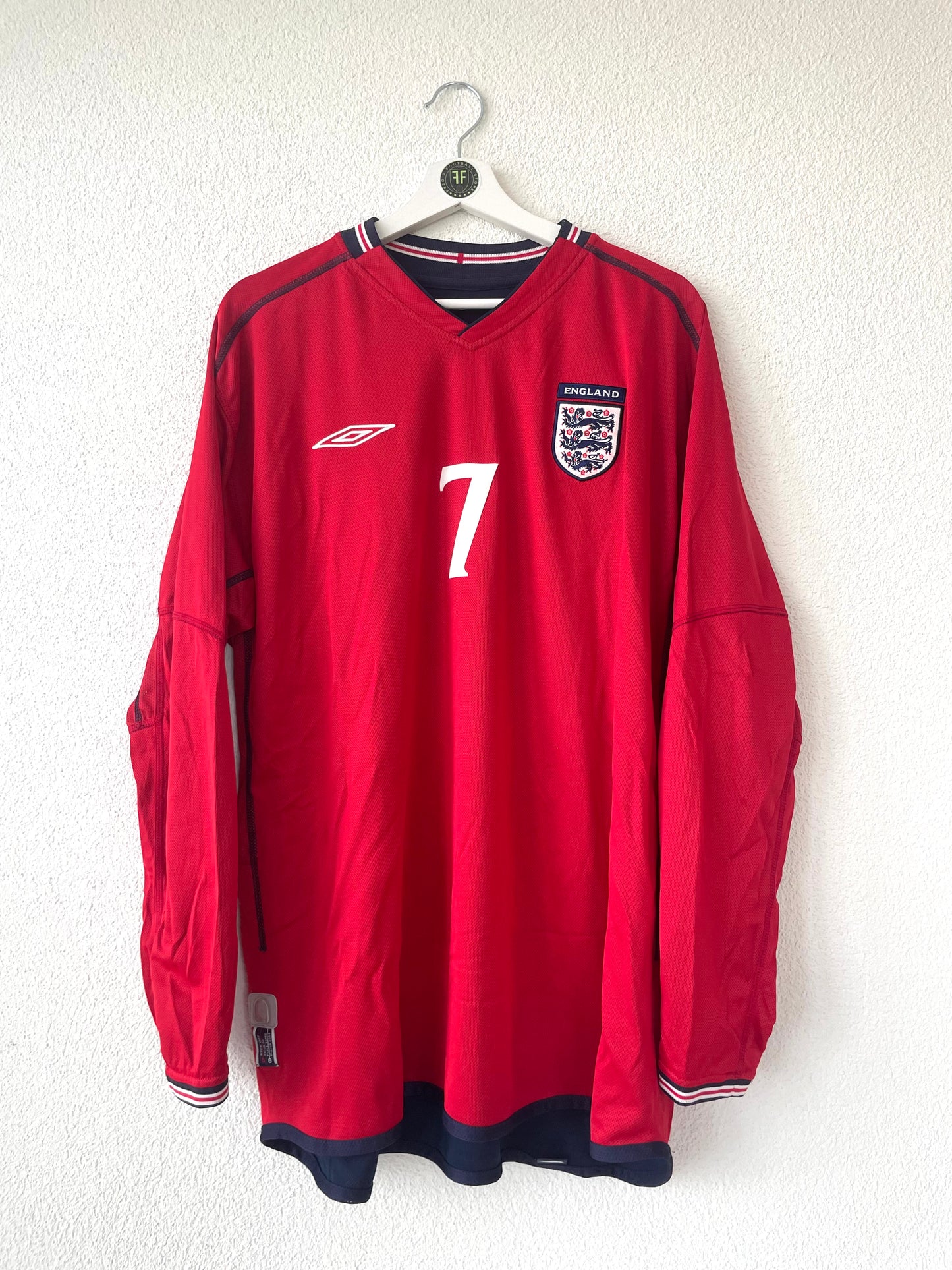 England x David Beckham Away Shirt 2002/2003 Size L