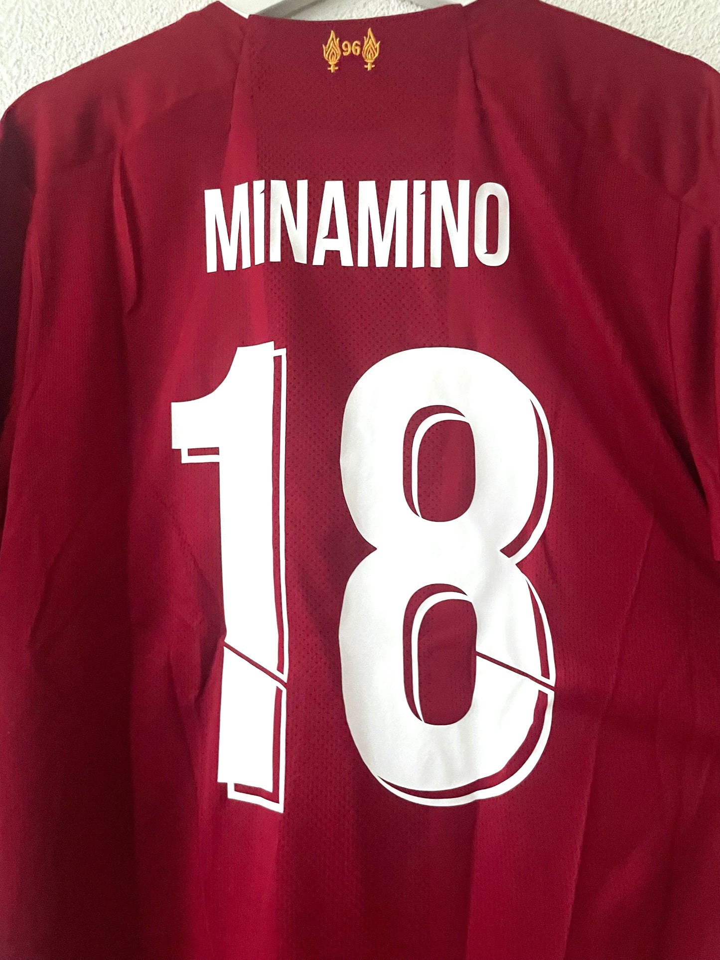 Liverpool x Takumi Minamino Home Shirt 2019/2020 Size L