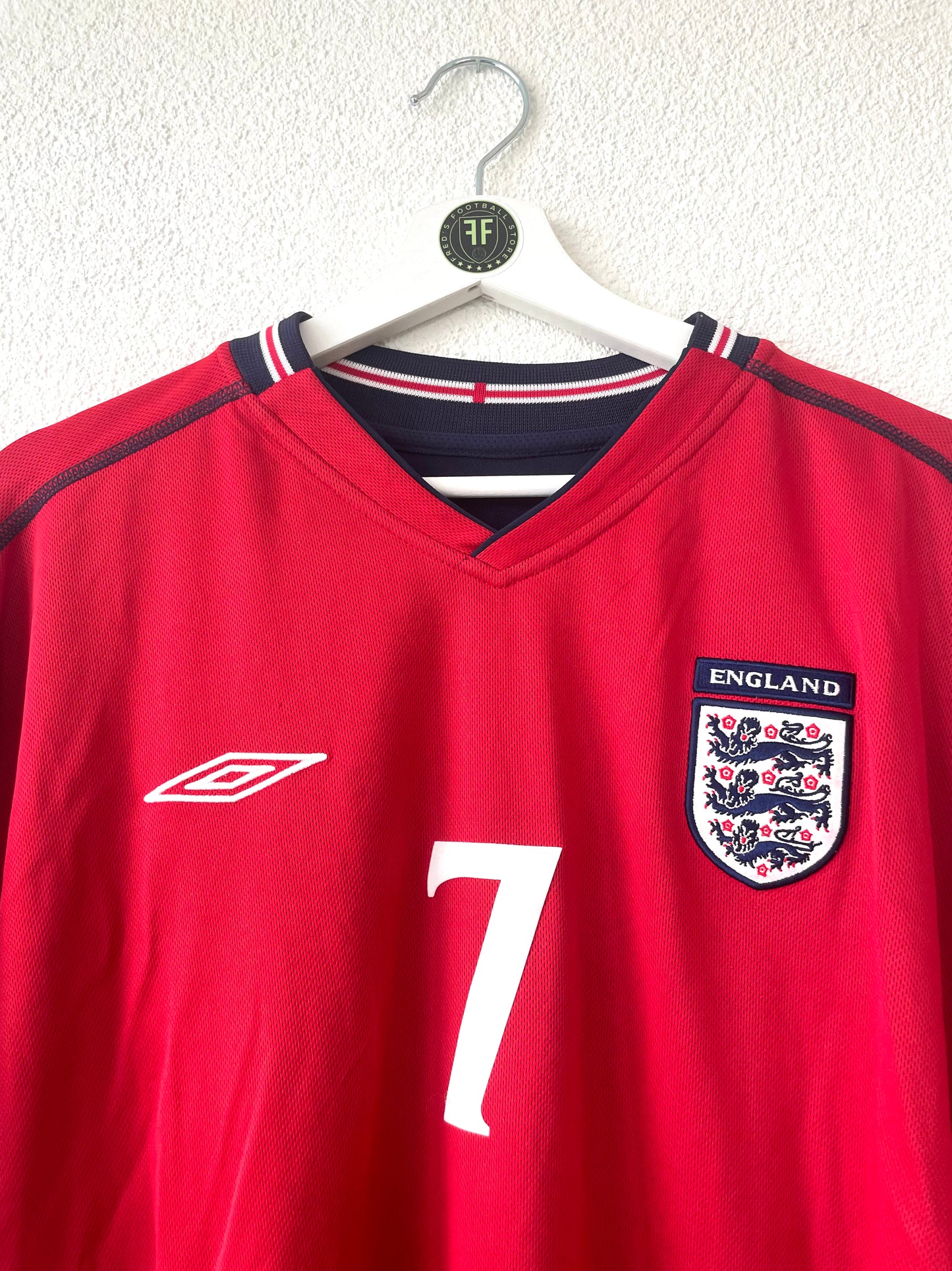 England x David Beckham Away Shirt 2002/2003 Size L