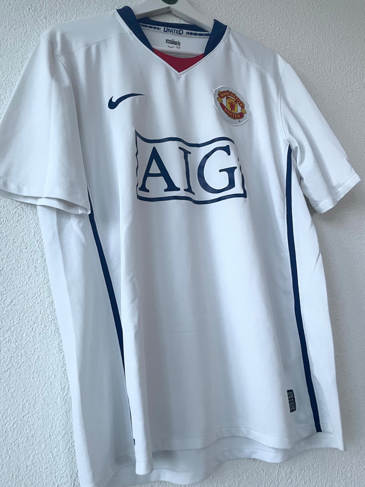 Manchester United Away Shirt 2008/2009 Size L