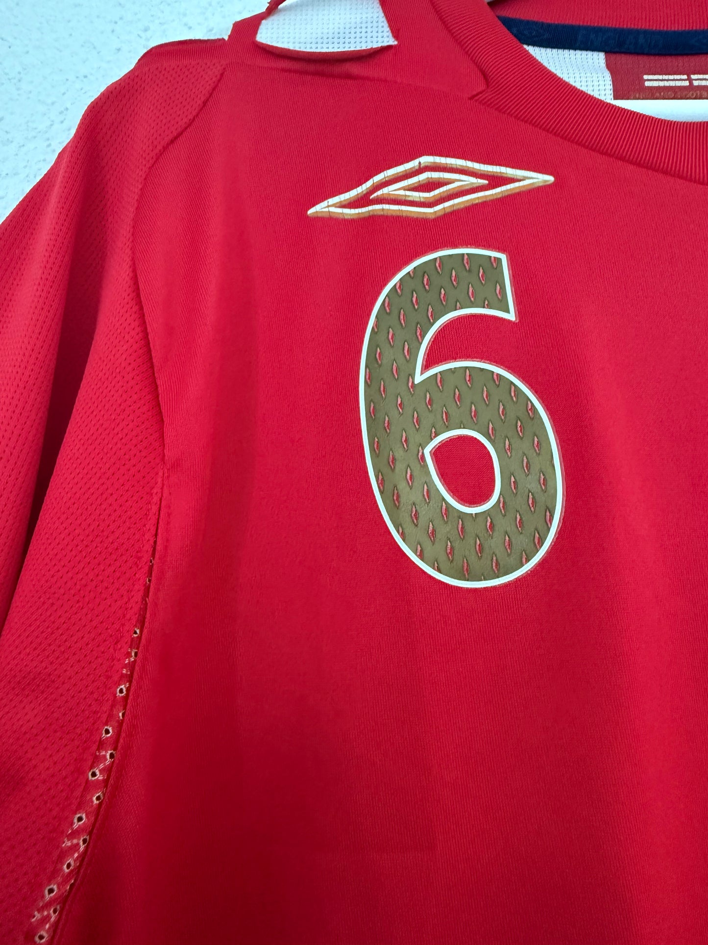 England x Terry Away Shirt 2006/2008 Size L