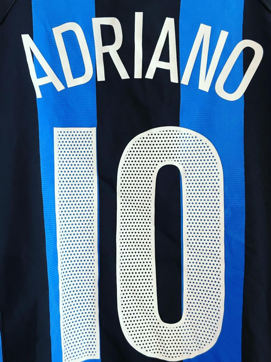 Inter x Adriano Home Shirt 2004/2005 Size XL