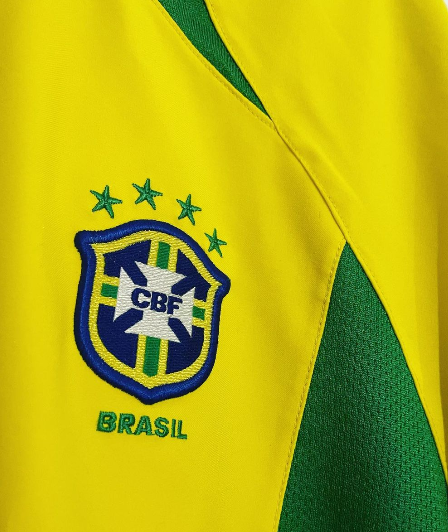 Brasilien Home Shirt 2002/2003 Size XL