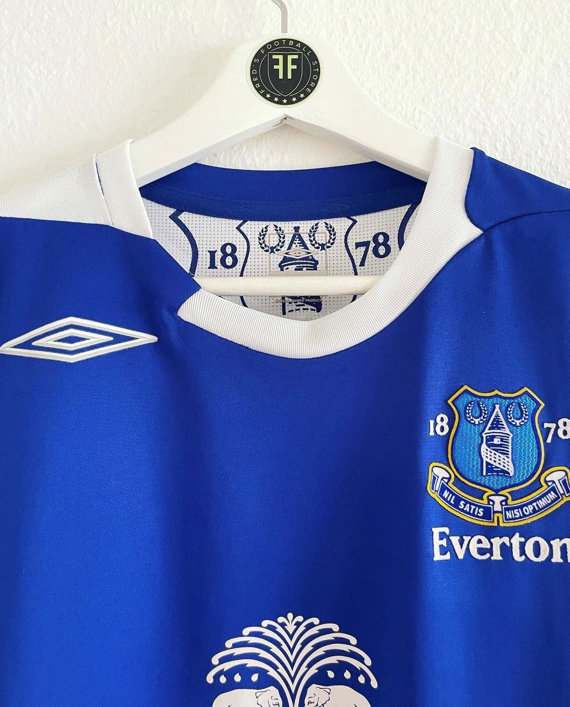 Everton Home Shirt 2008/2009 Size L