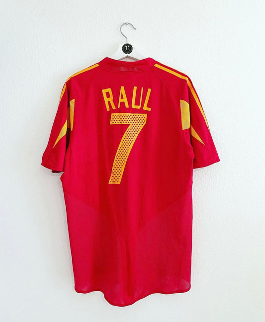 Spanien x Raul Gonzales Home Shirt 2004/2005 Size M