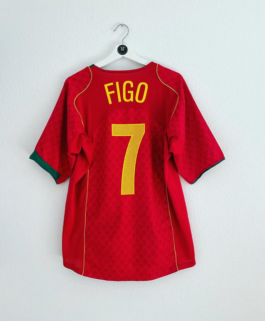 Portugal x Luis Figo Home Shirt 2004/2005 Size L