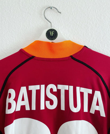 As Roma x Gabriel Batistuta Home Shirt 2001/2002 Size XL