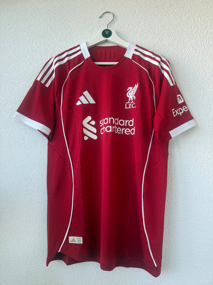 Liverpool Home Shirt 2025/2026 Size M (authentic version)