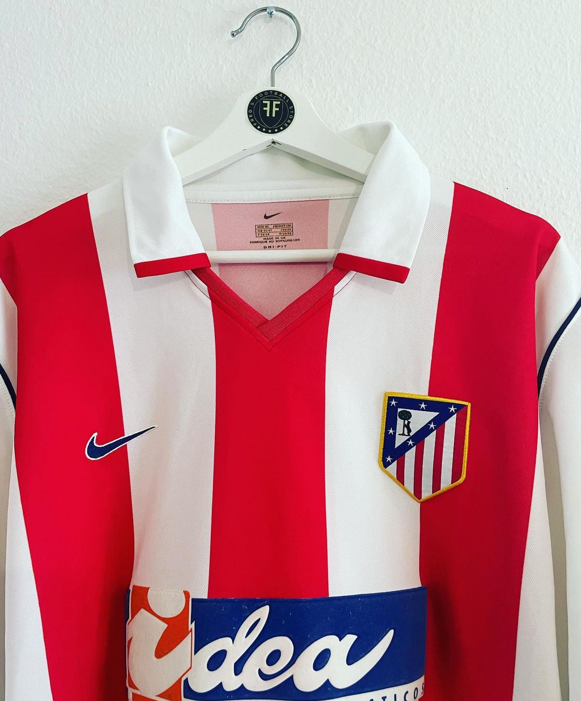 Atletico Madrid Home Shirt 2001/2002 Size XL