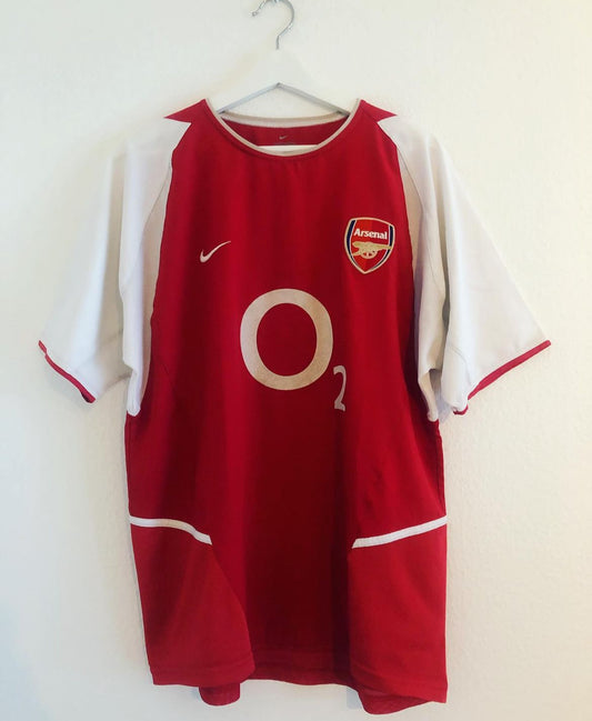 Arsenal Home Shirt 2002/2003 Size L