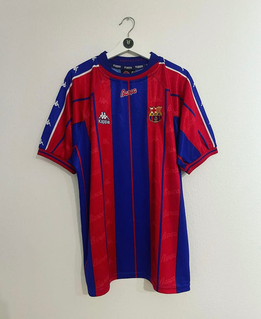 Barcelona Home Shirt 1997/1998 Size XL