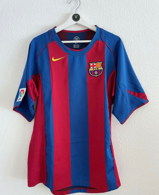 Barcelona Home Shirt 2004/2005 Size L