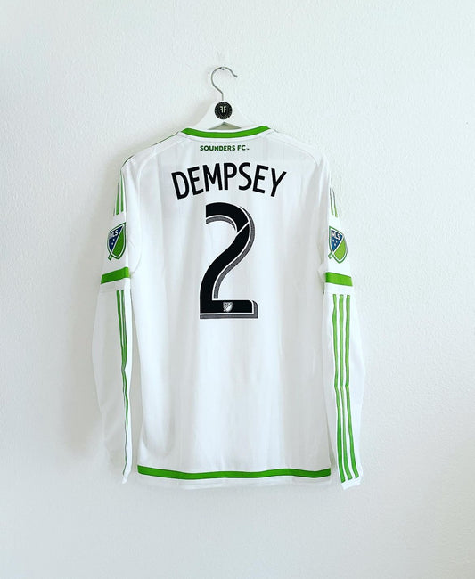 Seattle Sounders x Clint Dempsey 2015/2016 Away Shirt Long Sleeve Player Issue Size M