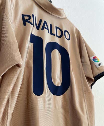 Barcelona x Rivaldo Away Shirt 2001/2002 Size L