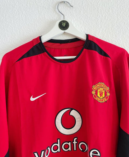 Manchester United Home Shirt 2002/2003 Size L