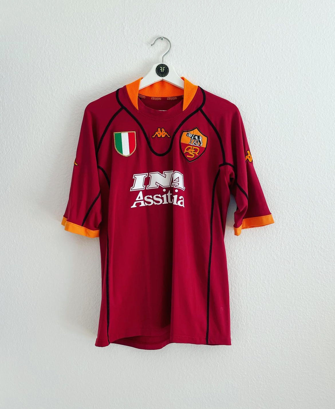 As Roma x Gabriel Batistuta Home Shirt 2001/2002 Size XL