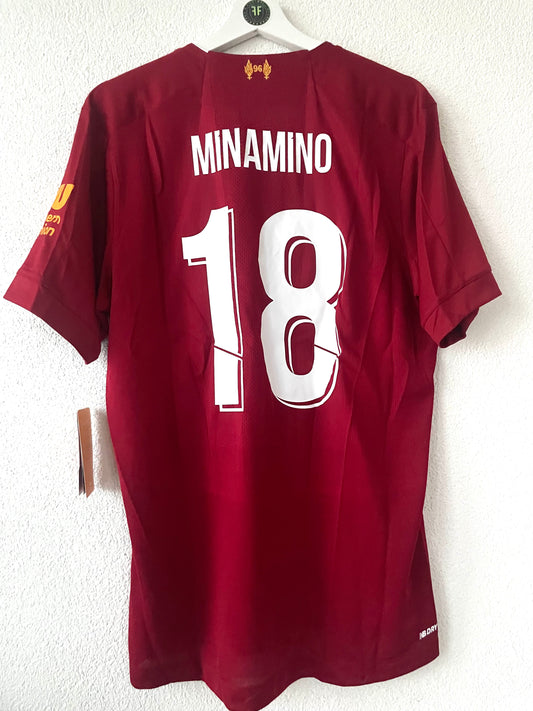 Liverpool x Takumi Minamino Home Shirt 2019/2020 Size L