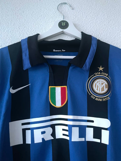 Inter x Esteban Cambiasso Home Shirt 2007/2008 Size M