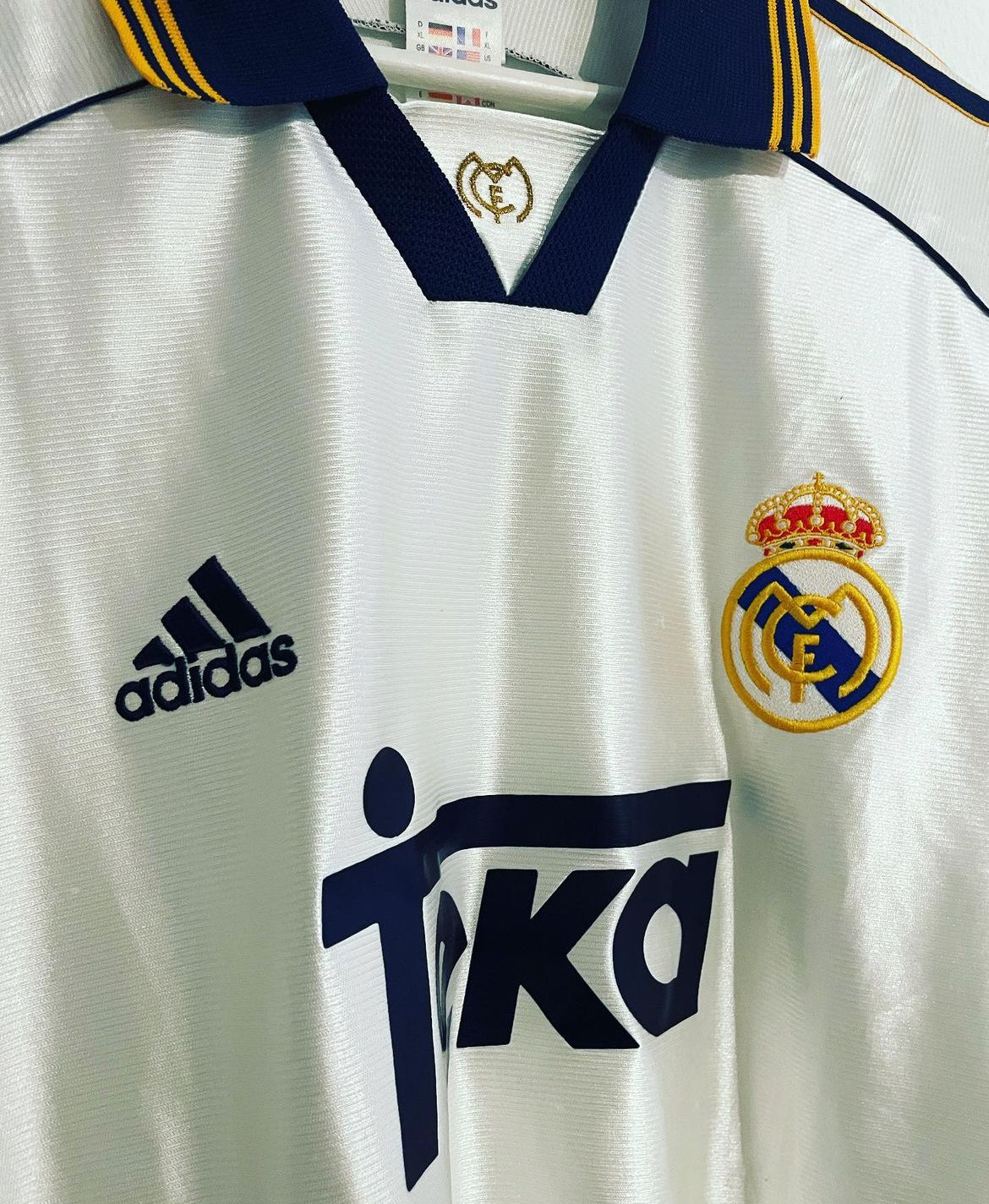 Real Madrid Home Shirt 1998/1999 Size XL