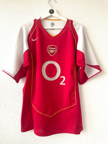 Arsenal Home Shirt 2004/2005 Size L