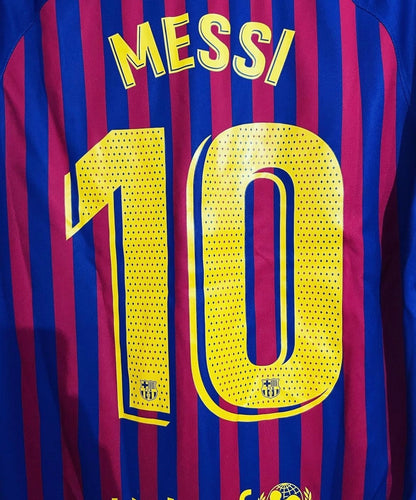 Barcelona x Lionel Messi 2018/2019 Home Shirt Size L