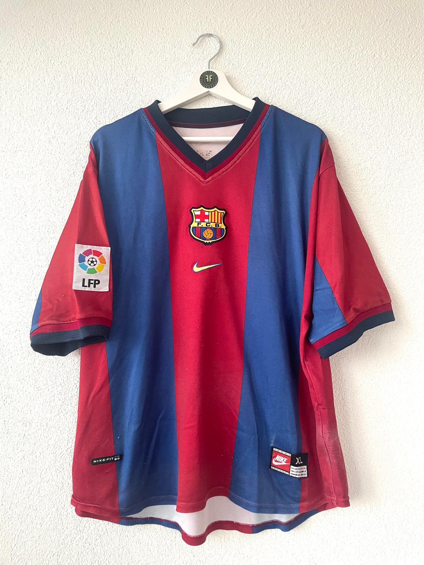 Barcelona Home Shirt 1997/1998 Size XL