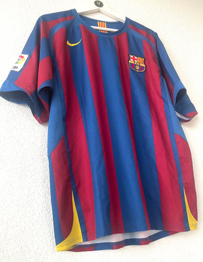 Barcelona Home Shirt 2005/2006 Size M