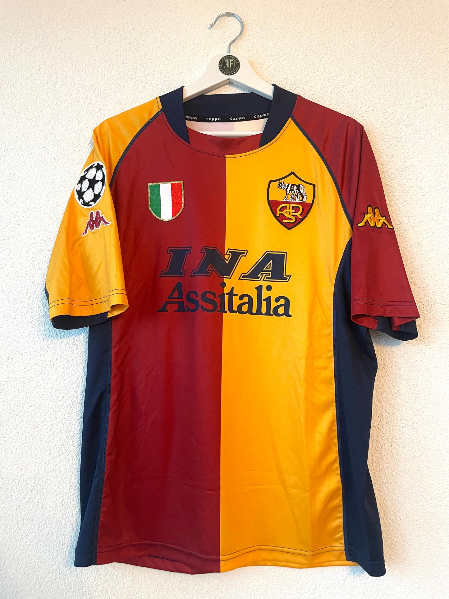 AS Roma x Francesco Totti Third Shirt (Original Kappa Remake) 2002/2003 Size M