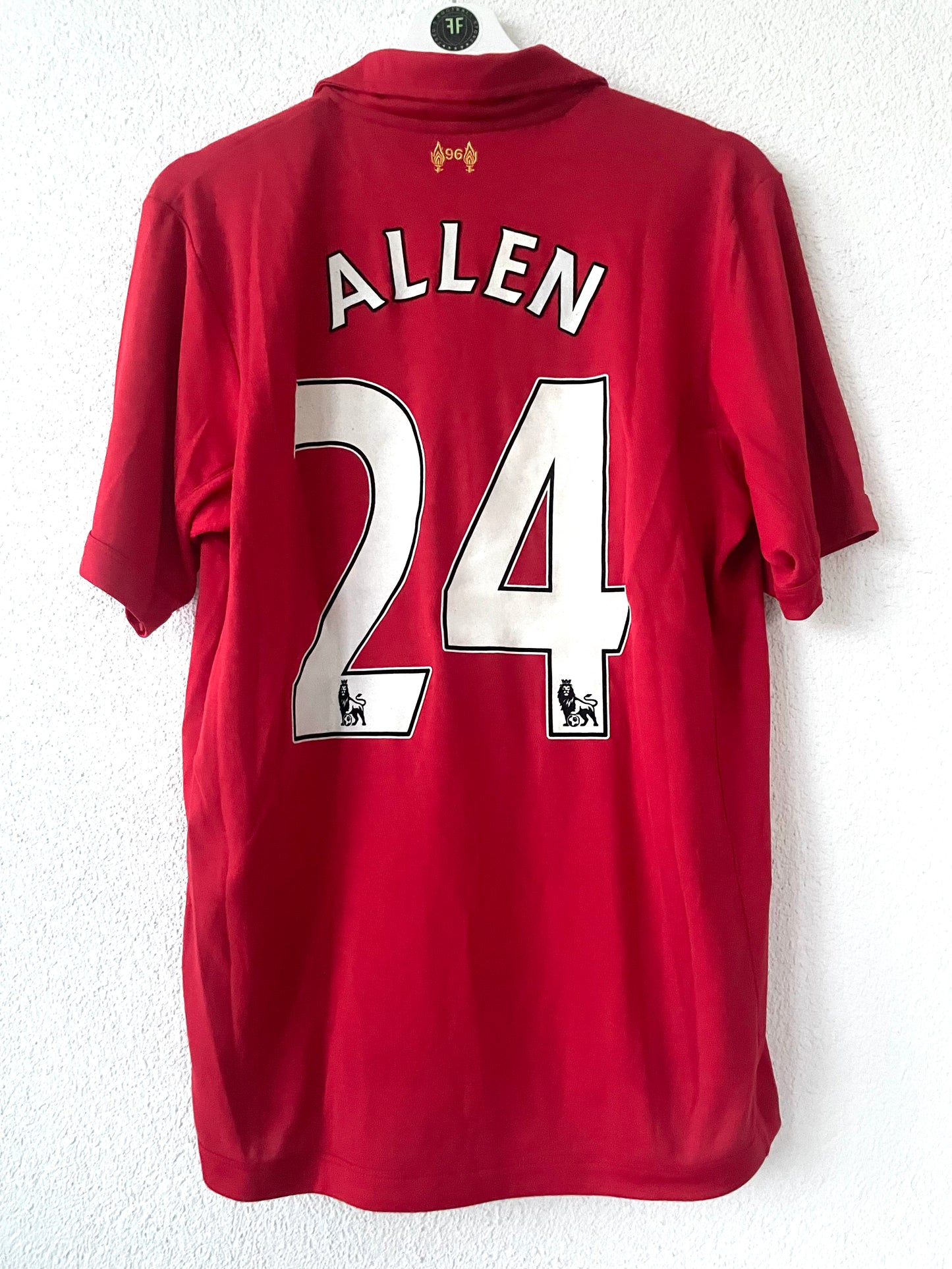 Liverpool x Joe Allen Home Shirt 2012/2013 Size M