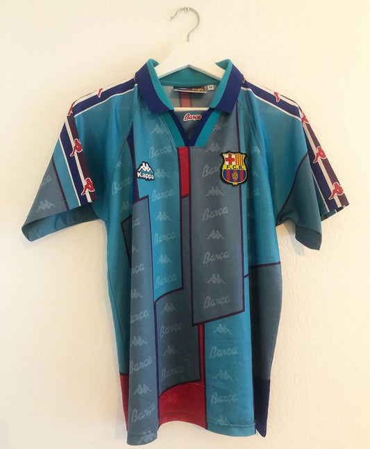 Barcelona Away Shirt 1996/1997 Size 14y