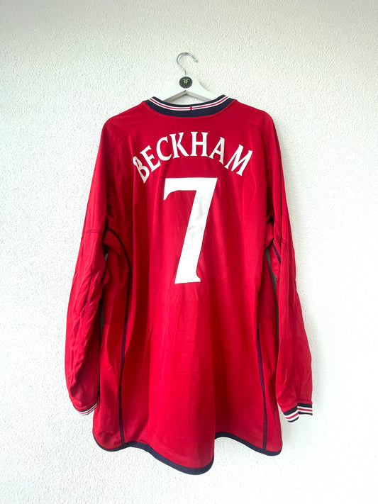 England x David Beckham Away Shirt 2002/2003 Size L