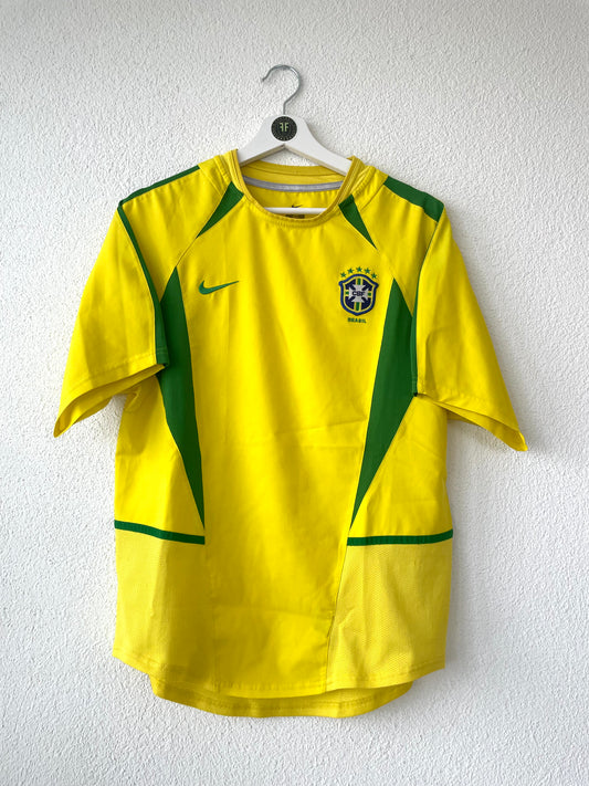 Brasilien Home Shirt 2002/2003 Size S