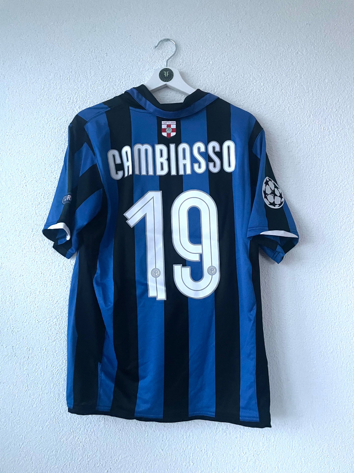 Inter x Esteban Cambiasso Home Shirt 2007/2008 Size M