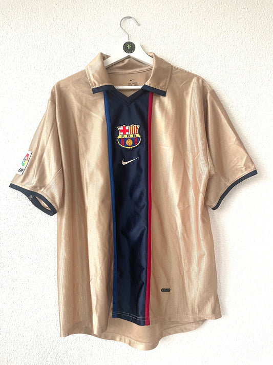 Barcelona Away Shirt 2001/2002 Size M