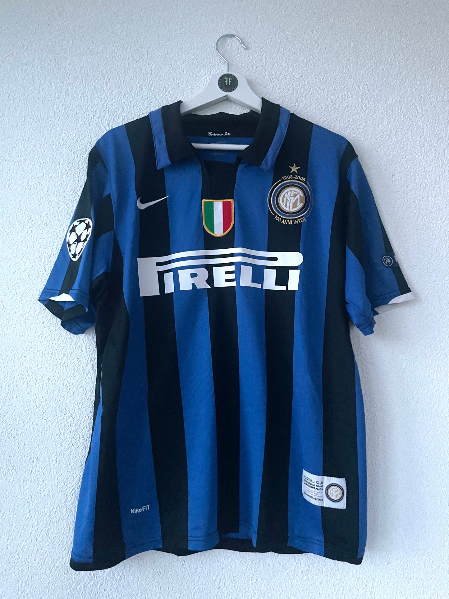 Inter x Esteban Cambiasso Home Shirt 2007/2008 Size M