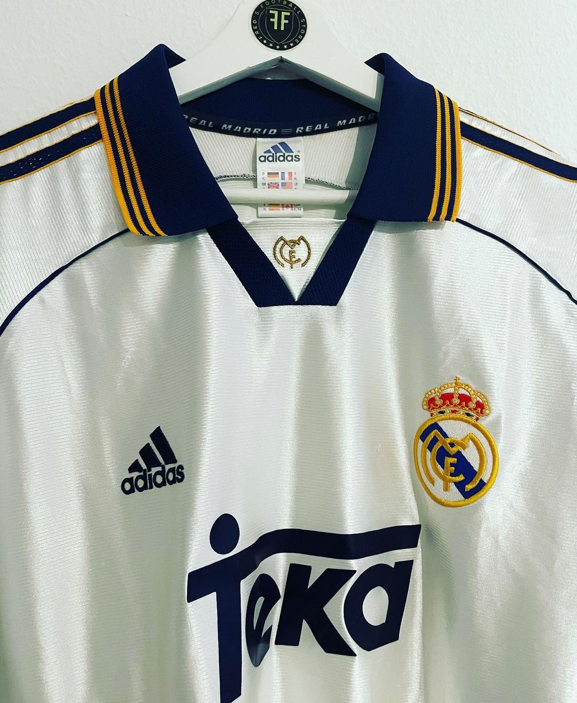 Real Madrid Home Shirt 1998/1999 Size XL