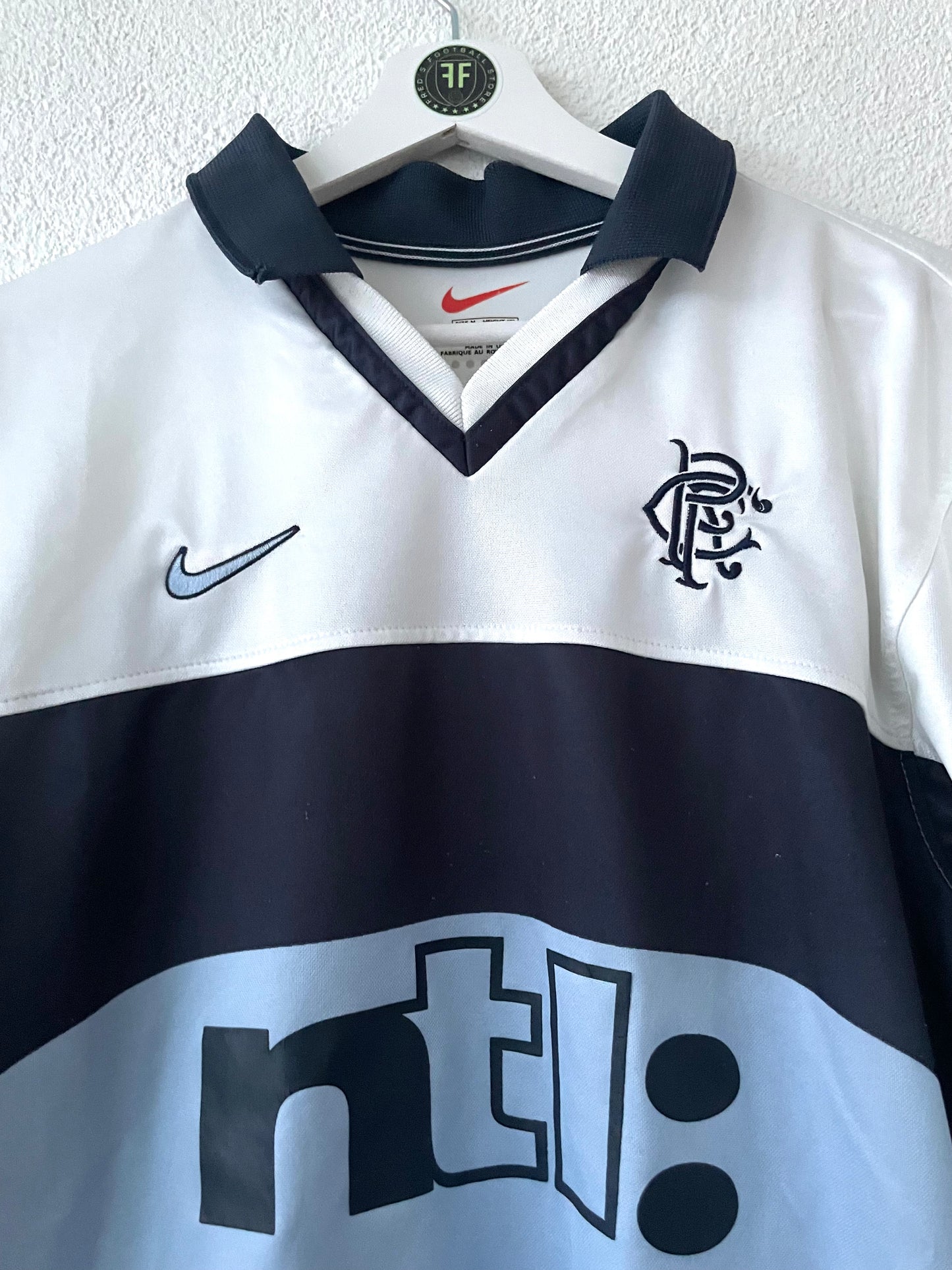 Glasgow Rangers Away Shirt 1999/2000 Size M