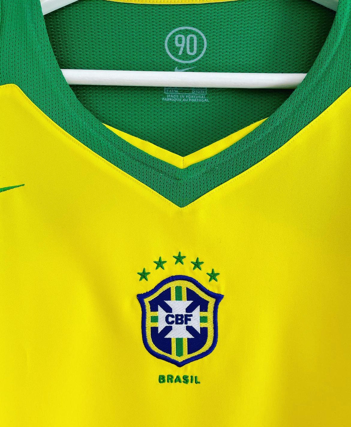 Brasilien Home Shirt 2004/2005 Size L