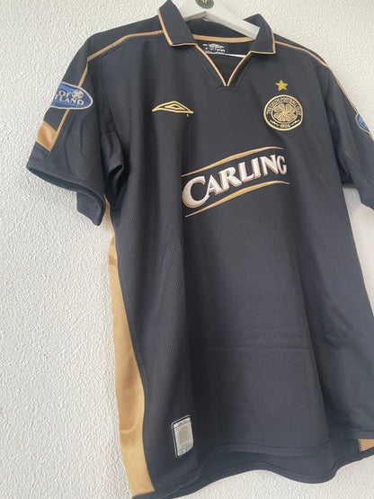 Celtic Glasgow x Henrik Larsson Away Shirt 2003/2004 Size L