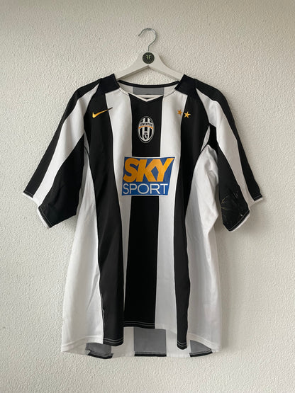 Juventus x Emerson Home Shirt 2004/2005 Size L w. Signature