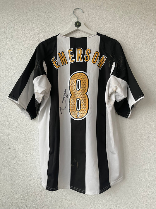 Juventus x Emerson Home Shirt 2004/2005 Size L w. Signature