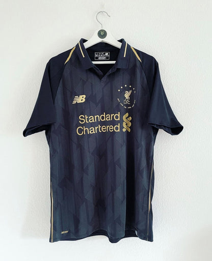 Liverpool "Six Times" Black Collection Shirt 2018/2019 Size L