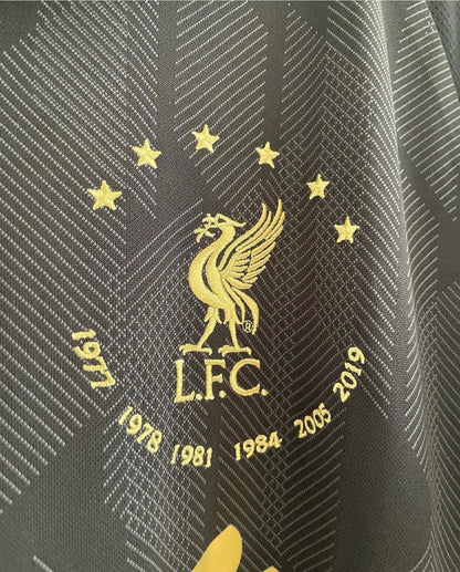 Liverpool "Six Times" Black Collection Shirt 2018/2019 Size L