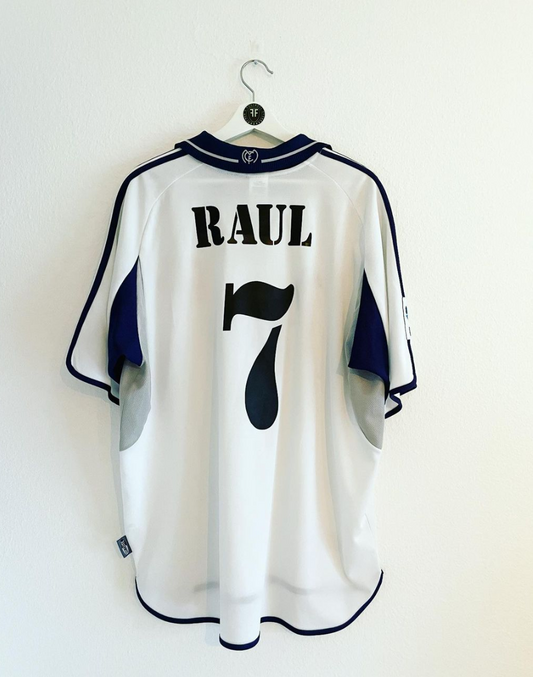 Real Madrid x Raul Gonzales Blanco Home Shirt 2000/2001 Size XL